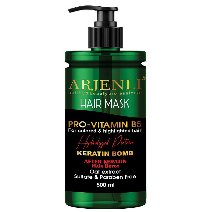 ماسک مو ارجنلی مدل پرو ویتامین بدون سولفات حجم 500 میلی لیتر