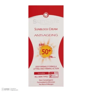 کرم ضد آفتاب و ضد چروک سان سیف برای انواع پوست