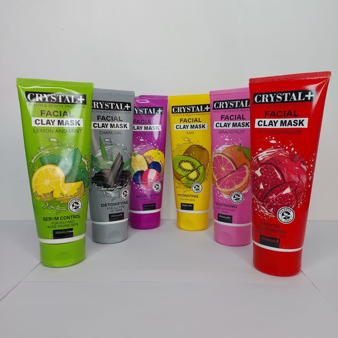 ماسک خاک رس کریستال 2 ماسک خاک رس