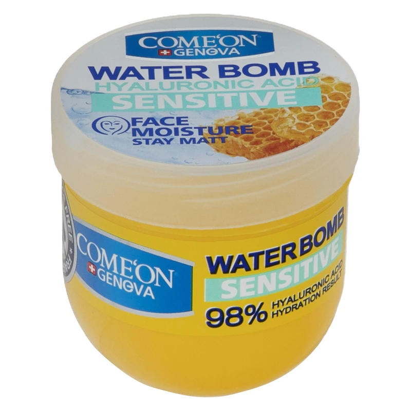 کرم آبرسان صورت و بدن کامان مدل واتربمب SENSITIVE مخصوص پوست حساس 1 کرم آبرسان صورت و بدن کامان مدل واتربمب SENSITIVE مخصوص پوست حساس