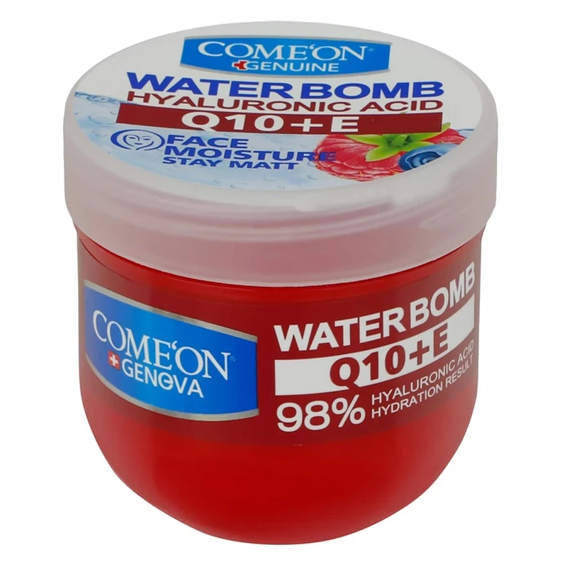 کرم آبرسان صورت و بدن کامان مدل واتربمب Q10+E مخصوص انواع پوست 1 کرم آبرسان صورت و بدن کامان مدل واتربمب Q10+E مخصوص انواع پوست