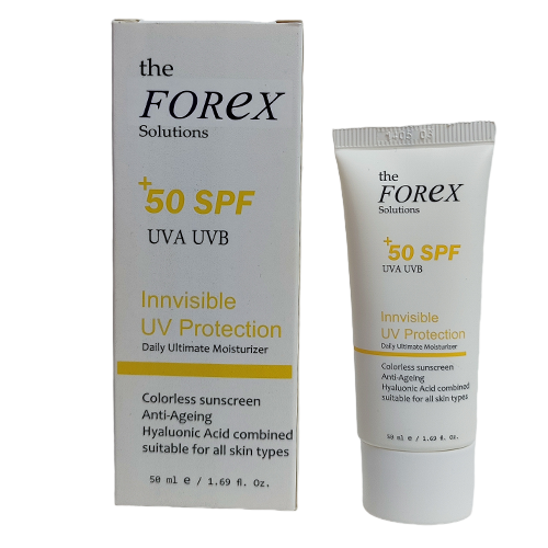 ضد آفتاب بی رنگ فارکس Spf50+ 1 ضد آفتاب بی رنگ فارکس Spf50+