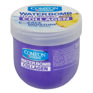 کرم آبرسان صورت و بدن کامان مدل واتربمب COLLAGEN مخصوص انواع پوست، بدون چربی، حاوی کلاژن و هیالورونیک اسید، حجم 200 میلیلیتری
