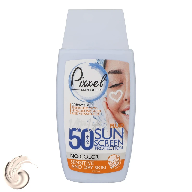 کرم ضد آفتاب بیرنگ پیکسل SPF 50 مدل Sensitive 1 کرم ضد آفتاب بیرنگ پیکسل SPF 50 مدل Sensitive