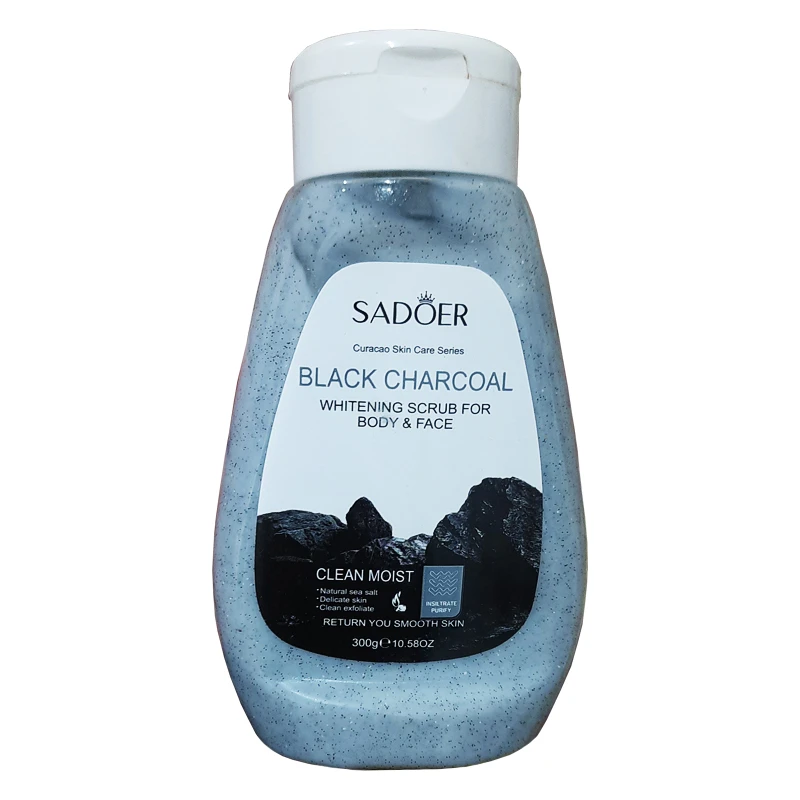 ژل اسکراب صورت و بدن سادور مدل Active Charcoal مناسب برای انواع پوست وزن 300 گرم 1 ژل اسکراب صورت و بدن سادور مدل Active Charcoal مناسب برای انواع پوست وزن 300 گرم