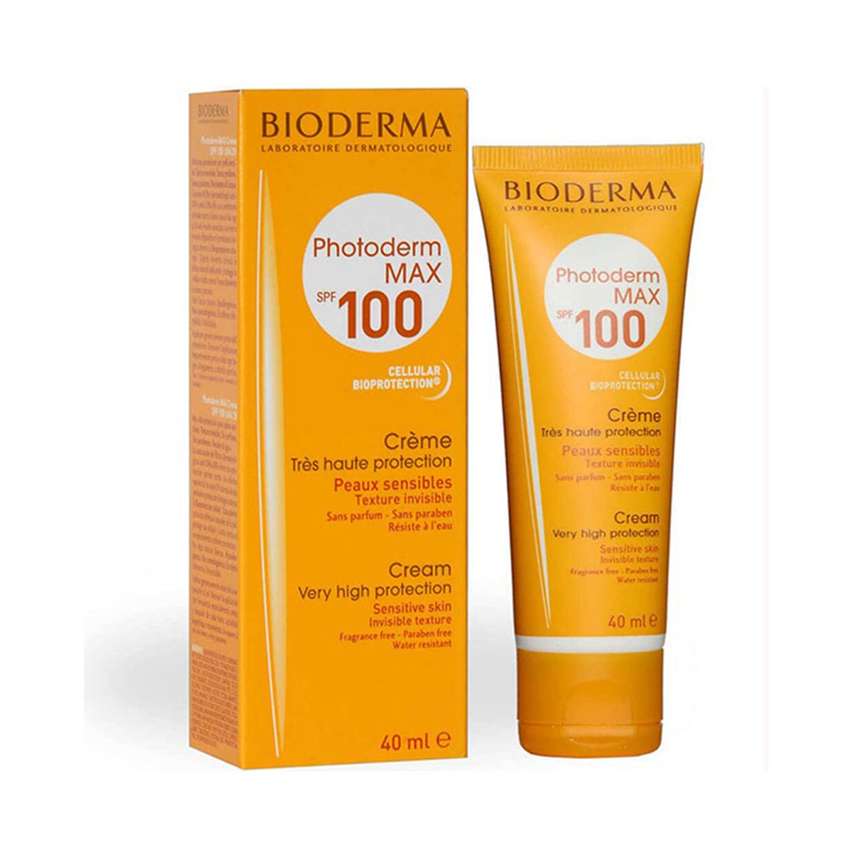 کرم ضد آفتاب بایودرما بی رنگ BIODERMA SPF100 1 کرم ضد آفتاب بایودرما